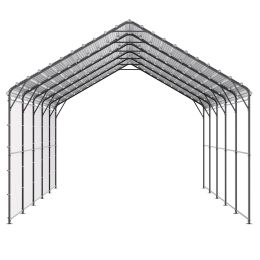 Heavy Duty Metal Carport, 13' x 26' Outdoor Carport with Galvanized Steel Frame & Roof, Car Tent Garage Shade with Removable Sidewalls