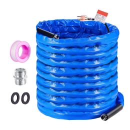 100ft Heated Water Hose for RV, Heated Drinking Water Hose with Corrugated Cover Antifreeze to -45 Fahrenheit , Automatic Self-regulating