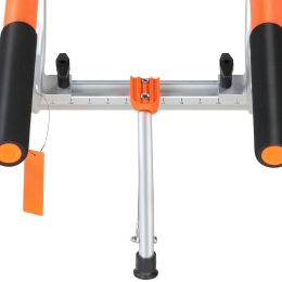 Heavy Duty Kayak Cart, Foldable Canoe Trolley Cart with 12'' Tires, Adjustable Width 6.69"-17.32"