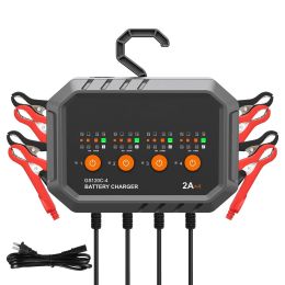 Smart Battery Charger, 8-Amp, LiFePO4 Lead-Acid (AGM / Gel / SLA) Car Battery Charger