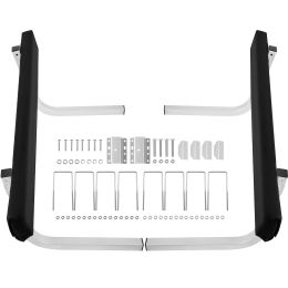 Boat Trailer Guide-ons, 2 PCS Rustproof Steel Trailer Guide ons, Trailer Guides with Carpet-Padded Boards, Mounting Parts Included, for Ski Boat
