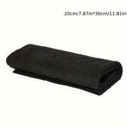 1pc Thickened Magic Cleaning Cloth For Countertop Window Glass, Cleaning Tool For Home Car Boat, Kitchen Accessories (Color: black, size: 20*30cm/7.87*11.81'')